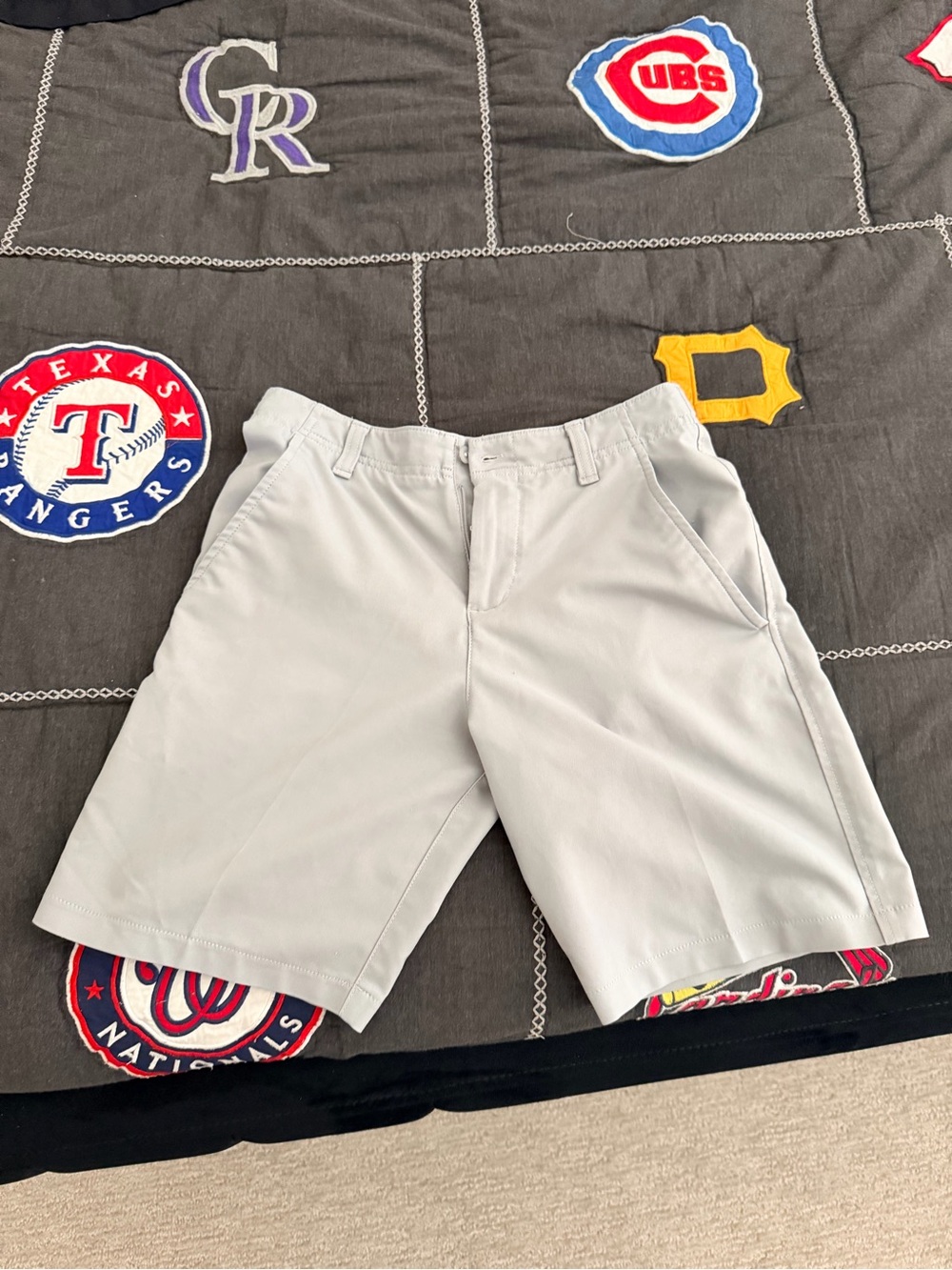 Boys Under Armour Grey Shorts